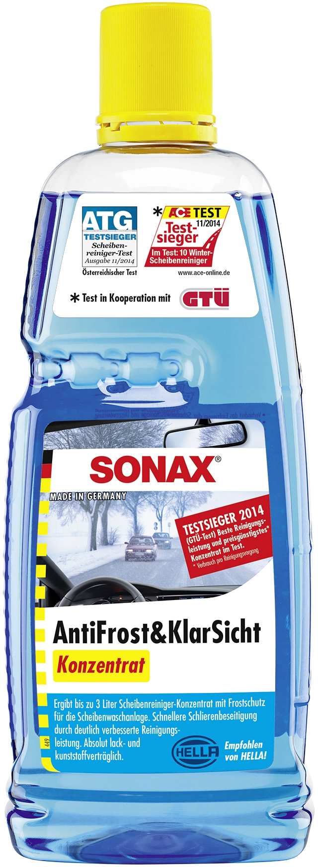 Sonax 332541 Scheiben-Frostschutz Scheibenwaschanlage 2 l